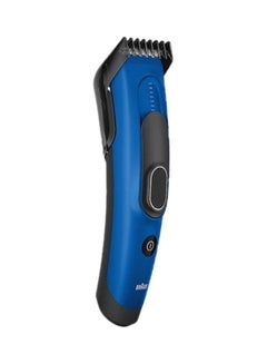 Buy HC 5050 Rechargeable Hair Clipper Fully Washable Blue in UAE