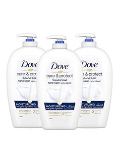 Buy Care And Protect Hand Wash 500ml Pack of 3 in UAE