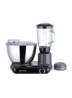 Buy Mega Stand Mixer With Stainless Steel Bowl And Glass Jug 6.0 L 800.0 W E02226/GY Grey in Saudi Arabia