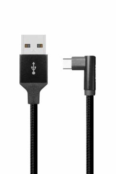 اشتري 1M  Nylon Braided USB A to USB C Cable Black في السعودية