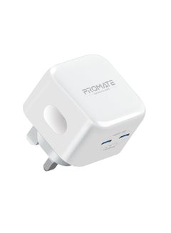 اشتري 45W Power Delivery GaNFast Charging Adapter White في السعودية