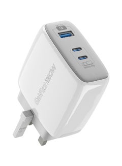 Buy 120W Super-speed GaNFast Charger With Power Delivery & Quick Charge 3.0 White in Saudi Arabia