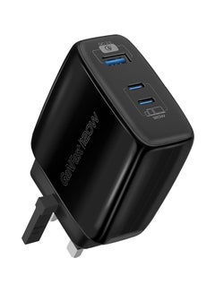 Buy 120W Super-speed GaNFast Charger With Power Delivery & Quick Charge 3.0 Black in Saudi Arabia