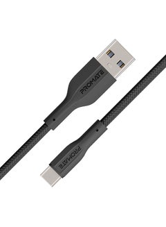 اشتري Super Flexible Data and Charge USB-C Cable 1M Black في مصر