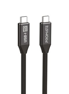 اشتري Usb-C Cable Ultra Hd 8K 60Hz Usb 4 Type-C Cable Black في السعودية