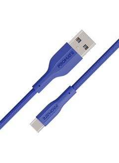 Buy Super Flexible Data and Charge USB-C Cable 1M Navy in UAE