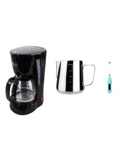 Buy Coffee Maker With Stainless Steel Milk Frothing Coffee Jug And Milk Frother 600.0 ml 650.0 W DLC-CM7309 Multicolour in Saudi Arabia