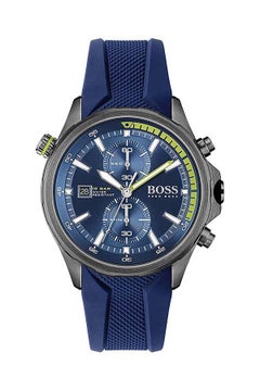 Buy Men's Chronograph Watch With Silicone Strap 1513821 in Egypt