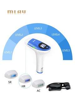 اشتري Ipl Hair Removal With HR SR AC Lens At Home 500000 Pulses في السعودية