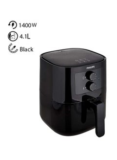 Buy Essential Air Fryer With Rapid Air Technology 4.1 L 1400 W HD9200/91/90 Black in Saudi Arabia