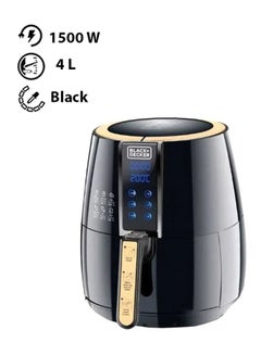 Buy Aerofry Digital Air Fryer 4 L 1500 W AF400 Black/Gold in UAE