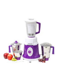 Buy 5-IN-1 Mixer Grinder with Super Extractor Unbreakable Juice Jar with 3 Speed Control 1.5 L 750 W OMSB2384 Purple/white in Saudi Arabia