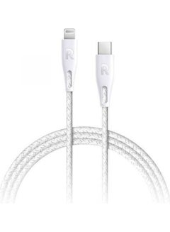 اشتري USB C Cable With Lightning Connector 2M RP-CB1018 White في مصر