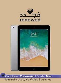 Buy Renewed - iPad (2017) 5th Generation 9.7 inch, 32 GB,Wifi Space Gray with Face Time in UAE