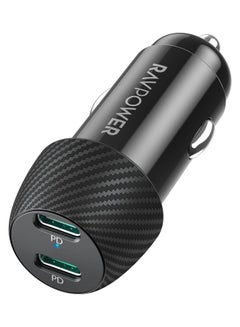 Buy Rp-Vc032 Total Pd50W Car Charger Black in UAE