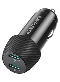 اشتري Rp-Vc032 Total Pd50W Car Charger Black في الامارات