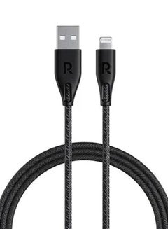 اشتري Nylon USB-A To Lightning Cable 3M Black في السعودية