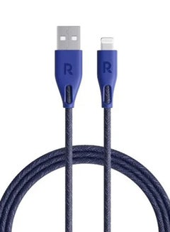 اشتري Nylon USB-A To Lightning Cable 2M Blue في السعودية