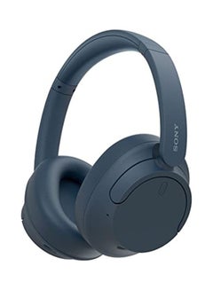 Buy WH-CH720 Noise Cancelling Wireless Headphones Bluetooth Over The Ear With Mic For Phone Call Blue in UAE