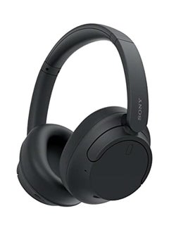 اشتري WH-CH720 Noise Cancelling Wireless Headphones Bluetooth Over The Ear With Mic For Phone Call Black في الامارات