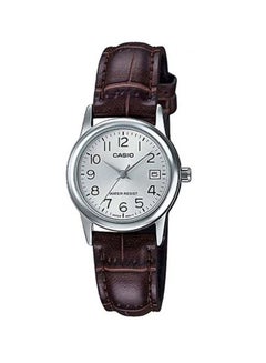 Buy Women's Leather Analog Wrist Watch LTP-V002L-7B2UDF in Egypt