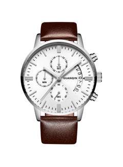 Buy Men's Left Three-Eye Chronograph Strap Calender Steel Watch GS19053011 in UAE