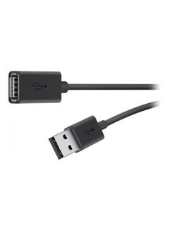 Buy USB 2.0 A Male To Female USB A Cable 4.8M Black in Saudi Arabia