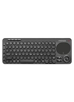 Buy Keyboard With Touchpad All-In-One 2.4Ghz Wireless Bluetooth V5.0 Multimedia Mouse Black in Saudi Arabia