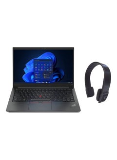 Buy ThinkPad E15 Gen 4 Laptop With 15.6-Inch Display, Core i7-1255U Processor/16GB RAM/512GB SSD/Intel Iris XE Graphics/Windows 11 Pro + Pro HT Bluetooth Headset English Black in UAE
