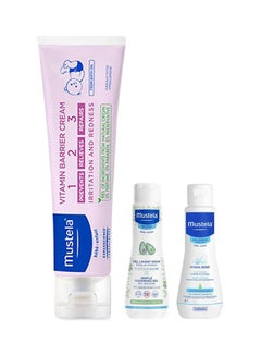 اشتري Vitamin 1,2,3 Barrier Baby Cream 50Ml + Cleansing Gel 50Ml (free) + Moisturising Body Lotion 50Ml (free) في الامارات