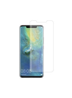 Buy Tempered Glass Huawei Mate 20 Pro - Case Friendly Clear in UAE