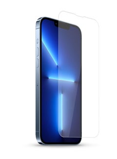 Buy Defendr Case Friendly Tempered Glass Compatible With iPhone 13 Pro Max -Glass/Plastic - Solid -Ultra-Thin Precision Touch Technology--shatterproof-finger print recognition-9H protection Clear in Saudi Arabia