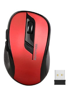 Buy Wireless Optical Mouse With USB Nano Receiver Red/Black in UAE