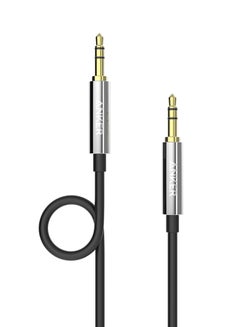 Buy 3.5mm Auxiliary Male To Male Audio Cable Black in Saudi Arabia