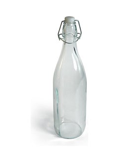 اشتري Royalford Glass Bottle|RF11234|500 ML| Transparent Borosilicate Glass Bottle| Perfect for Storing Beverages, Water, Oil, Vinegar Clear في الامارات