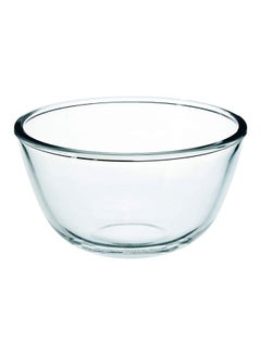 اشتري Royalford Glass Mixing Bowl|RF11232| 1.50L|Transparent Mixing and Serving Bowl| Suitable for Snacks, Salads, Noodles, Cereals Clear في الامارات