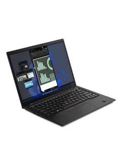 Buy ThinkPad X1 Carbon Gen 10 Laptop With 14-Inch Display, Core i7-1255U Processor/16GB RAM/512GB SSD/Intel Iris XE Graphics/Windows 11 Pro Arabic Black in Saudi Arabia