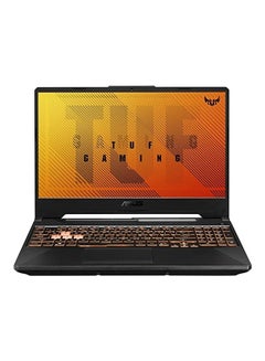 اشتري TUF Gaming F15 FX506LHB-HN323W Laptop With 15.6-Inch Display, Core i5-10300H Processor/8GB RAM/512GGB SSD/2GB Nvidia GTX1650 Graphics Card/Windows 11 Home English/Arabic black في الامارات