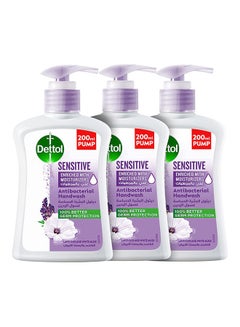 Buy Sensitive Handwash Lavender And White Musk Fragrance Pack Of 3 200ml in UAE