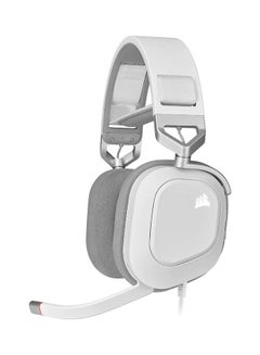 Buy Corsair HS80 RGB USB Premium Gaming Headset-White in UAE