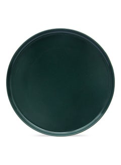 اشتري Fine Bone Dinner Plate Premium-Quality, Light-Weight and Food-Grade Plate Royal Green 10.25inch في الامارات
