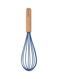 اشتري Silicone Egg Whisk Wooden Handle Egg Beater Rf10654 Blue في الامارات