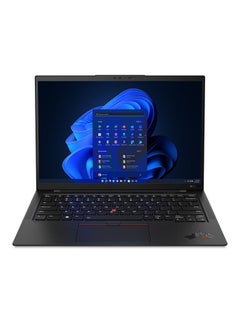 اشتري ThinkPad X1 Carbon Laptop With 14-Inch Display, Core i7-1255U Processor/16GB RAM/1TB SSD/Intel Iris Xe Graphics/Windows 11 Pro Arabic black في السعودية