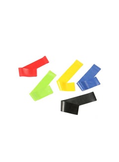 Buy Set Of 5 Latex Resistance Bands 60x5cm in Saudi Arabia