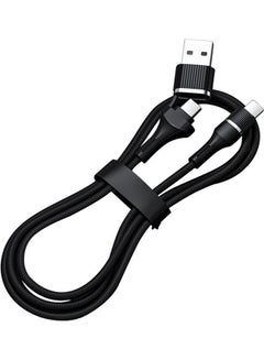 Buy Fast Charging Type C/USB to Lightning Cable - 1.1 m for iPhone, Power Delivery PD 20W Black in UAE