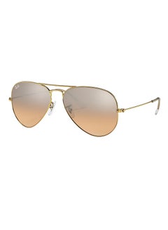 Buy Unisex Pilot Sunglasses 0RB3025001/3E55 Lens Size 55 mm in UAE