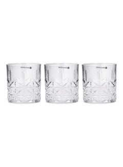 Buy Royalford 320 ML (10.8 OZ) Transparent Glass Tumbler Set- RF11658 Multi-Purpose, Perfect for Hot and Cold Beverages like Tea, Coffee, Water, Juices Lead-Free Soda Lime Glass Clear in UAE