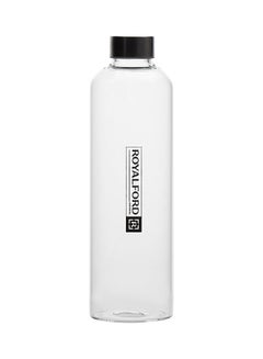 اشتري Royalford Water Bottle, 1000ml Borosilicate Glass Bottle RF10434 BPA-Free Portable & Leak-Resistant Bottle Ideal for School, Home, Office, Travel, Sport, Gym, Etc CLEAR في الامارات