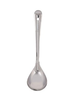 اشتري Stainless Steel Basting Oval Spoon Ideal For Cooking And Oval Food Premium-Quality Oval Spoon Food-Grade Elegant And Lightweight Design Silver 32cm في الامارات