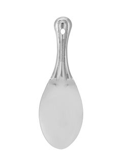 Buy Stainless Steel Basting Rice Spoon Ideal For Cooking And Rice Food Premium-Quality Rice Spoon Food-Grade Elegant And Lightweight Design Silver 22cm in UAE